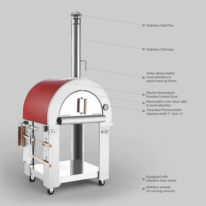 Empava PG06 Outdoor Wood Fired Pizza Oven