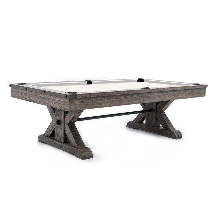 Plank & Hide Otis Weathered Grey Pool Table 8'