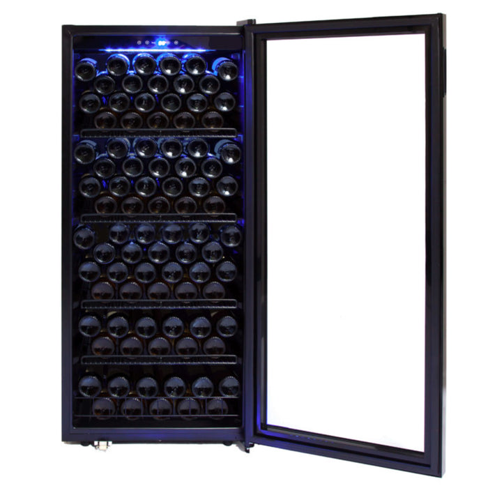 Whynter 124 Bottle Freestanding Wine Cabinet Refrigerator