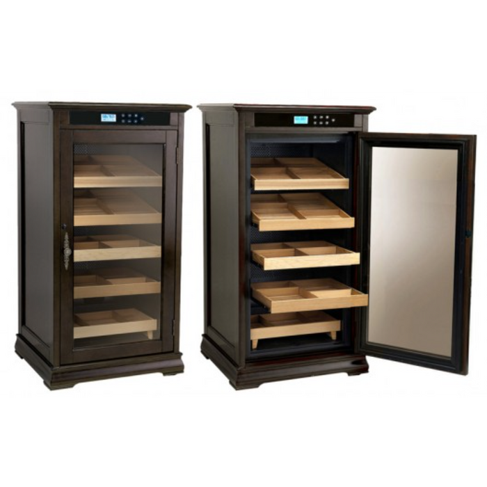 The Redford Electronic Cabinet Humidor by Prestige Import Group - Espresso
