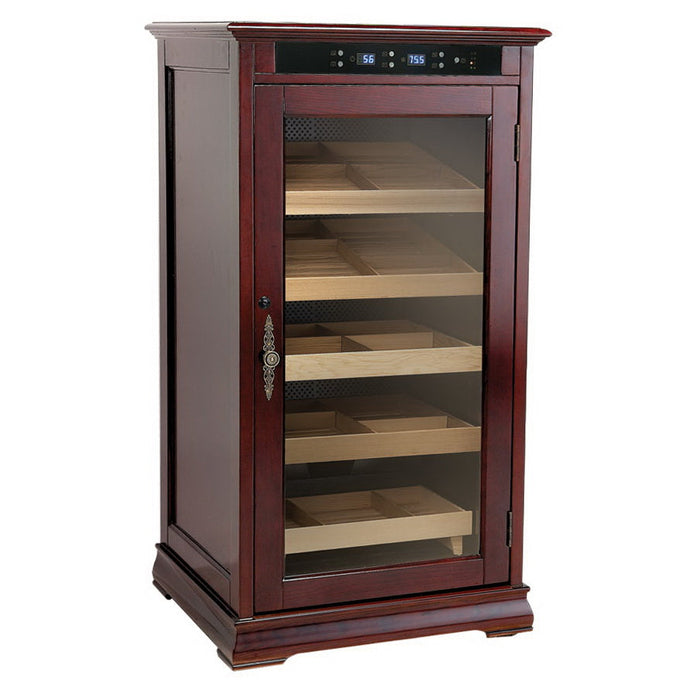 The Redford Electronic Cabinet Humidor by Prestige Import Group - Cherry
