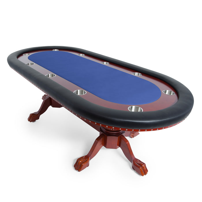 BBO Poker Tables Rockwell 94" Mahogany Poker Table