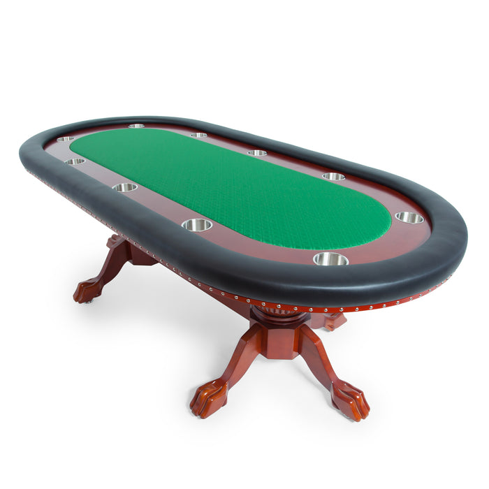 BBO Poker Tables Rockwell 94" Mahogany Poker Table