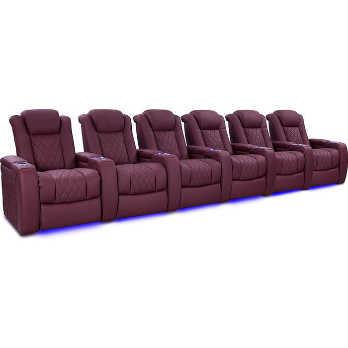 Valencia Tuscany Ultimate Edition Home Theater Seating Row of 6