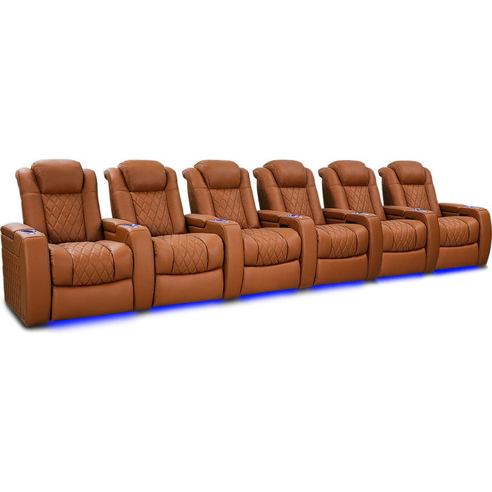 Valencia Tuscany Ultimate Edition Home Theater Seating Row of 6